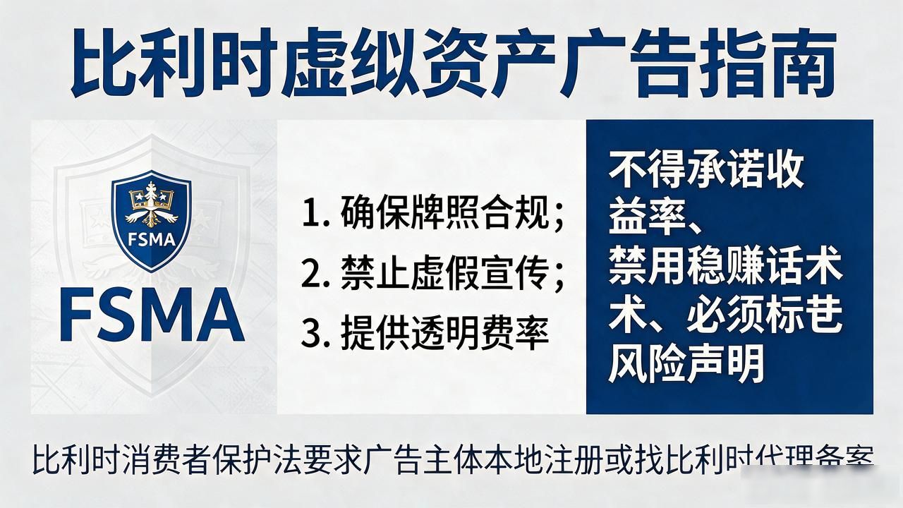 FSMA合规要求与预算分配策略_数字货币广告比利时_比利时加密货币广告投放渠道
