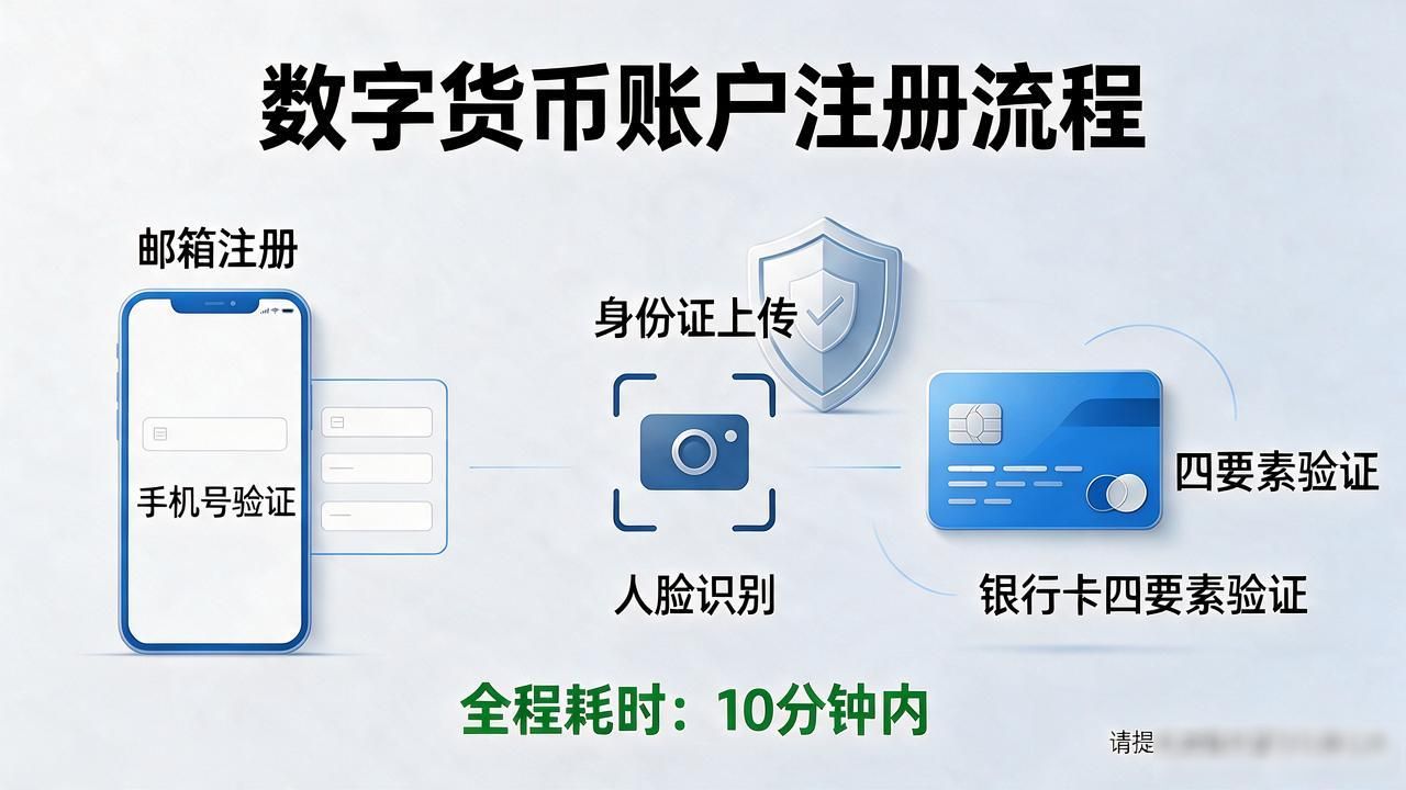 怎样创立数字货币账户_实名认证流程详解_数字货币开户平台选择