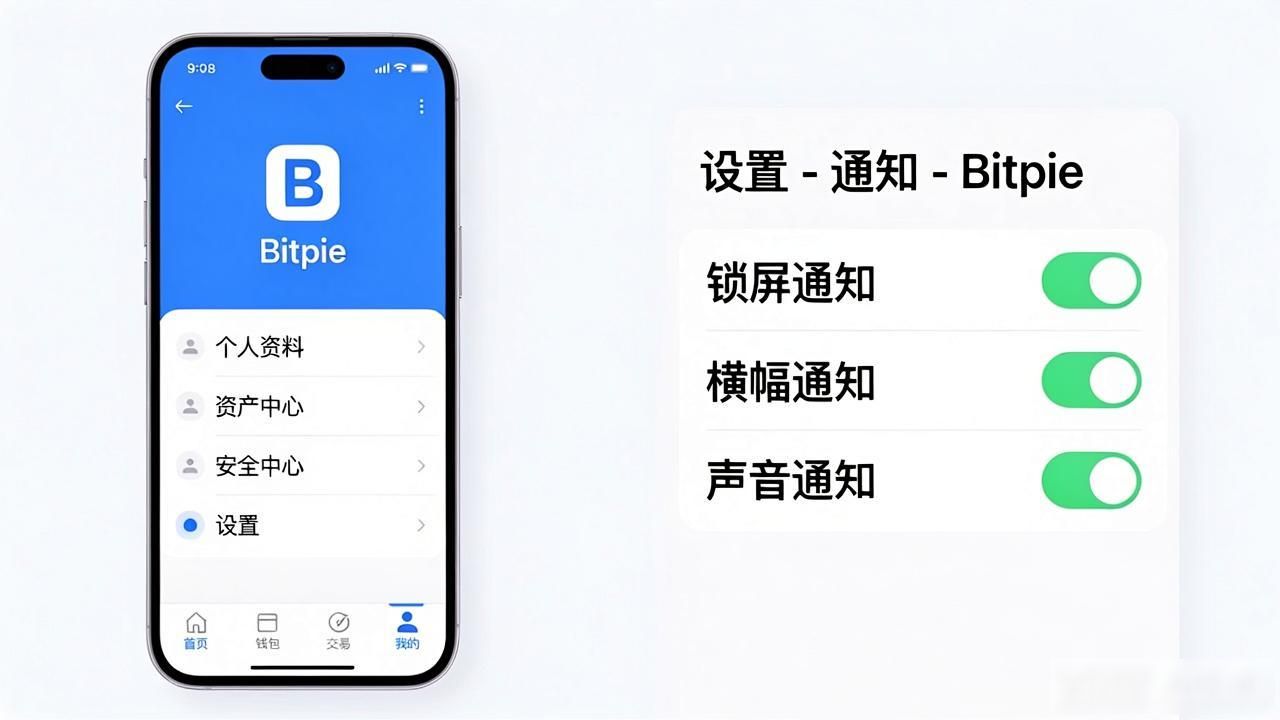 Bitpie钱包正确配置_Bitpie钱包通知设置_如何下载和设置Bitpie手机钱包的通知功能?