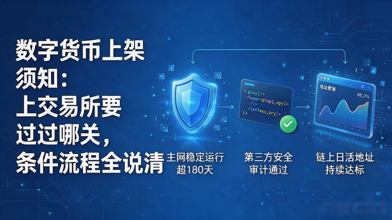 数字货币上架须知_交易所上币条件_数字货币合规审核流程