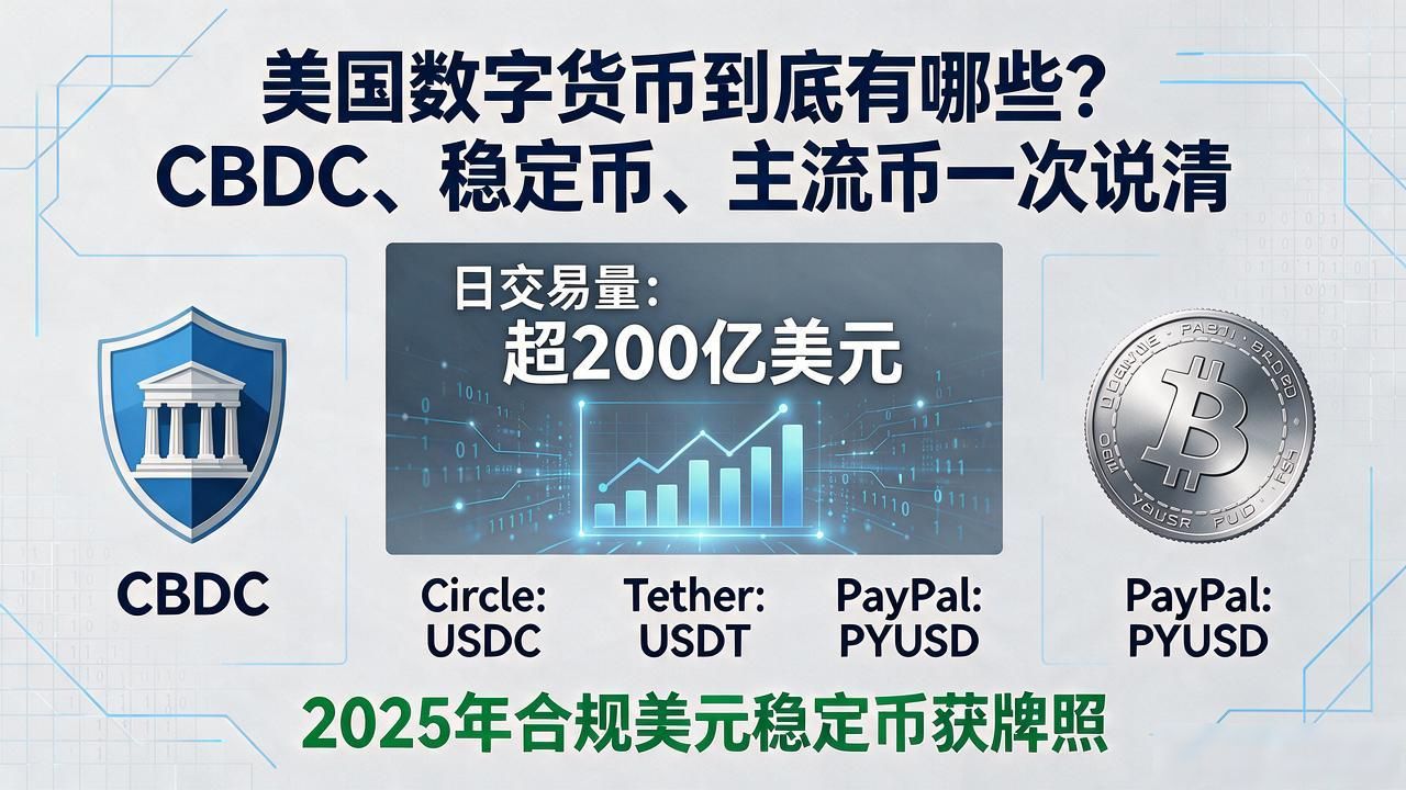 数字美元CBDC最新进展及试点_美国数字货币有哪些_美国数字货币监管政策与稳定币合规