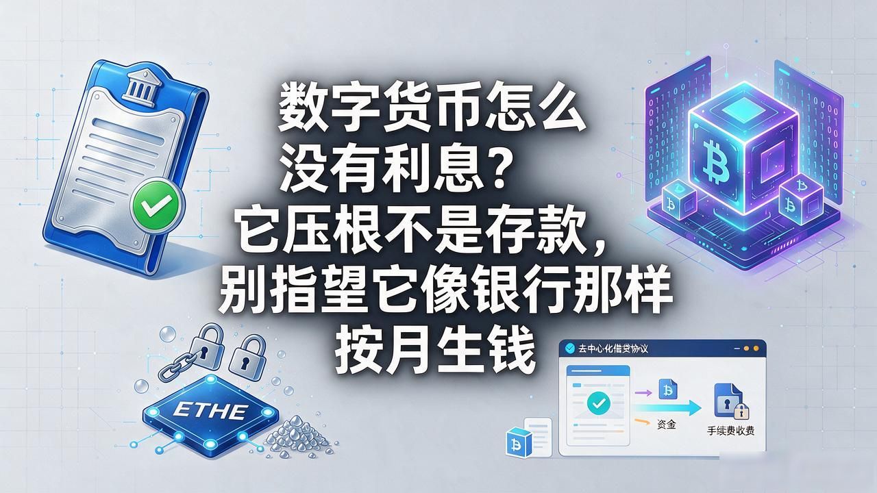 数字货币怎么没有利息_比特币ETH没有利息的原因_数字货币为什么不产生利息