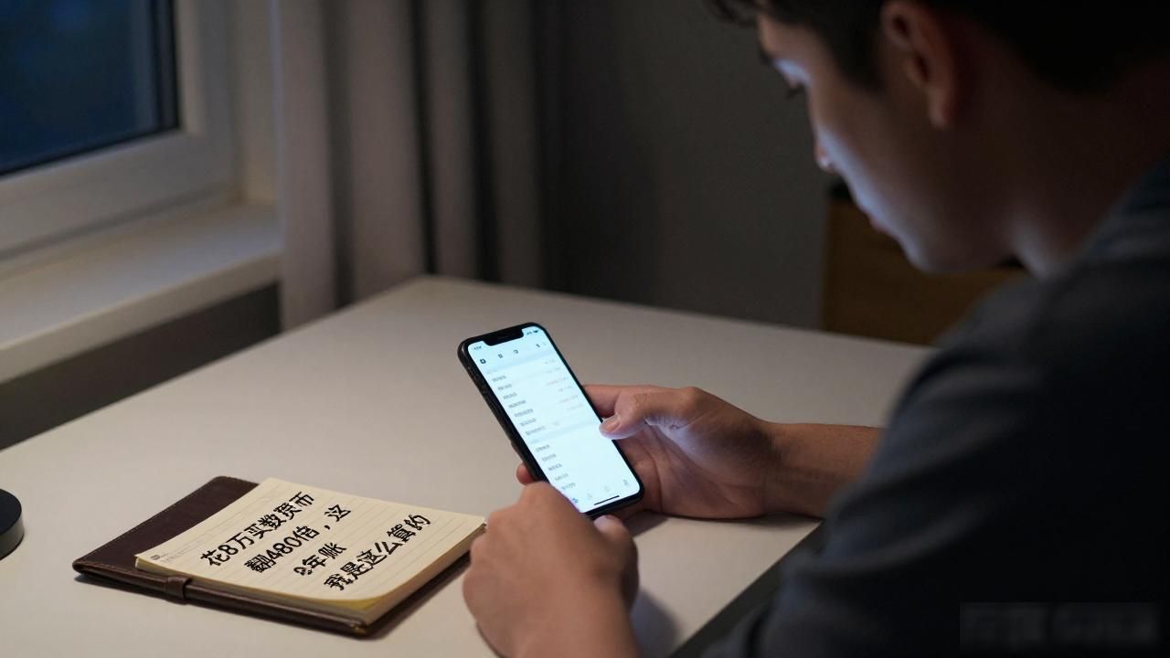 数字货币480倍_普通打工人比特币以太坊四年四百八十倍收益经历_低位补仓长期持有加密货币时间复利策略
