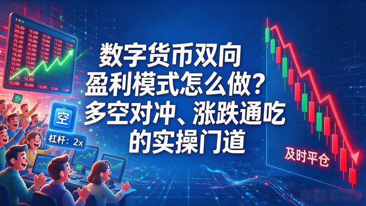 数字货币双向盈利模式_比特币现货分批接盘与以太坊减半周期策略_币圈双向盈利模式多头空头两手抓