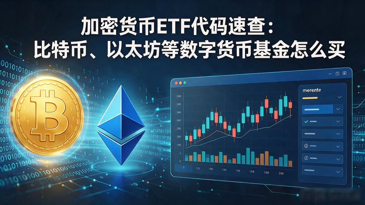 加密货币数字货币etf代码_比特币现货ETF代码速查清单_主流加密货币ETF产品对比