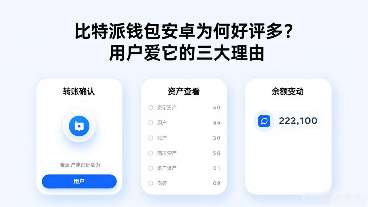 比特派钱包安卓版的用户反馈为何如此积极?用户选择其作为数字资产管理工具的原因分析。_比特派钱包多链支持特点_比特派钱包安卓端优势