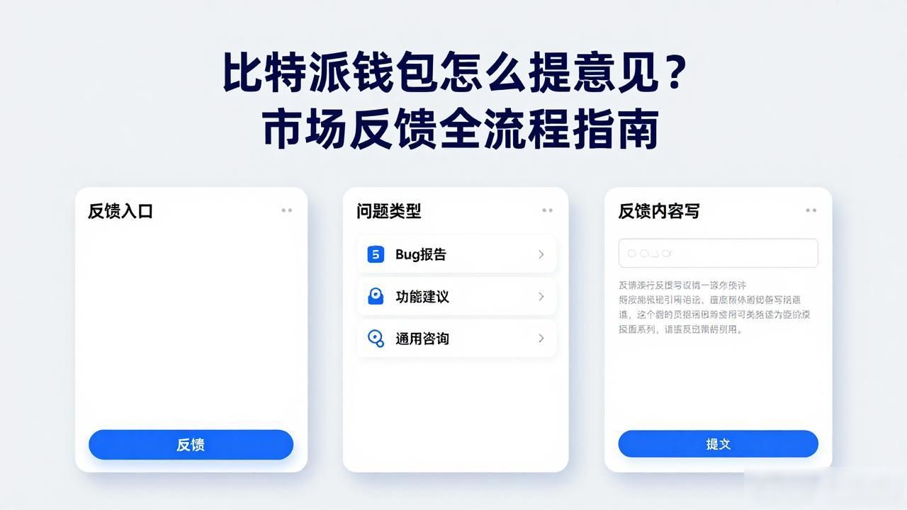 如何在比特派Bitpie钱包app中进行市场反馈_Bitpie钱包用户反馈渠道_Bitpie钱包问题报告流程
