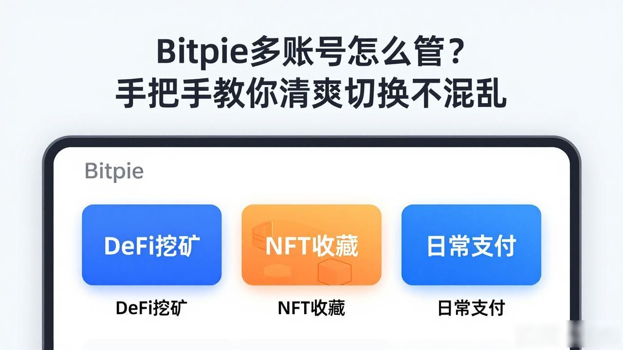 Bitpie多账户管理_Bitpie账户分类逻辑_如何在Bitpie钱包APP中管理多个账户？