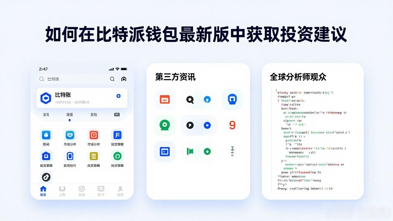 数字货币钱包资产管理_比特派钱包去中心化工具_如何在比特派钱包最新版中获取投资建议
