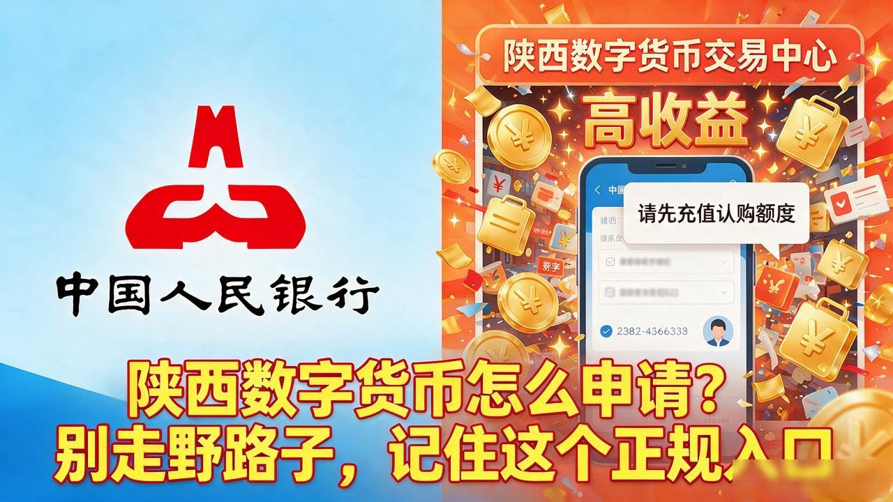 陕西数字货币怎么申请_正规数字人民币开通流程_数字人民币陕西申请